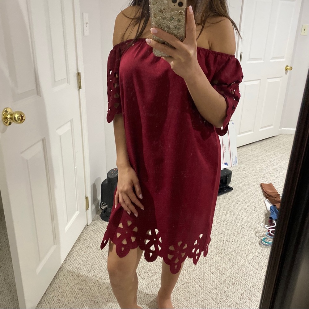 Off shoulder dress